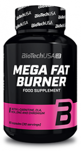 Biotech Usa Mega Fat Burner Riebalų degikliai Svorio valdymas Moterims