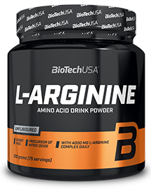 Biotech Usa L-Arginine Powder Slāpekļa Oksīda Pastiprinātāji L-Arginīns Aminoskābes Pirms Treniņa Un Еnerģētiķi