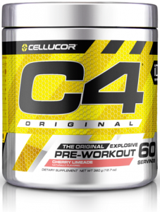 Cellucor C4 Original Pre-Workout Azoto oksido stiprintuvai Prieš treniruotę ir energija
