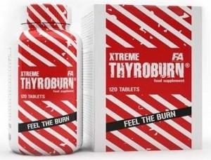 FA Nutrition Thyroburn Extreme Tauku Dedzinātāji Svara Kontrole