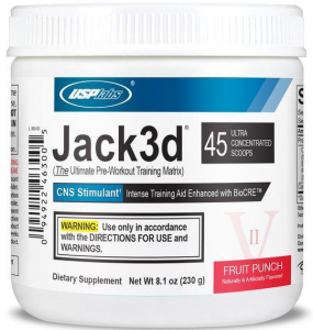USP Labs Jack3d Nitric Oxide Boosters Pre Workout & Energy