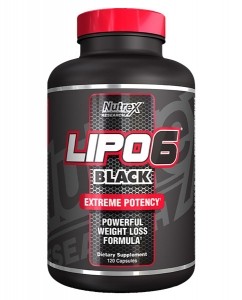 Nutrex Lipo-6 Black Riebalų degikliai Svorio valdymas