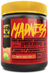 Mutant Madness Nitric Oxide Boosters Pre Workout & Energy