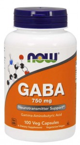 Now Foods GABA 750 mg