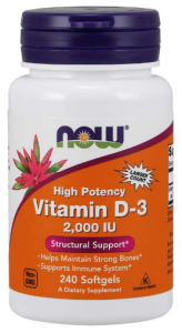 Now Foods Vitamin D-3 2000 IU