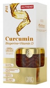 Nutrend Curcumin + Bioperine + Vitamin D