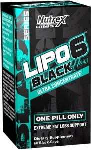 Nutrex Lipo-6 Black Hers Ultra Concentrate Tauku Dedzinātāji Svara Kontrole