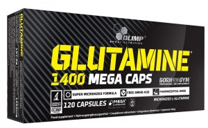 Olimp Glutamine 1400 Mega Caps L-Glutamīns Aminoskābes Pēc Slodzes Un Reģenerācija