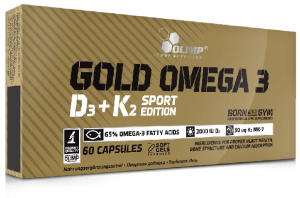 Olimp Gold Omega 3 D3 + K2 Sport Edition