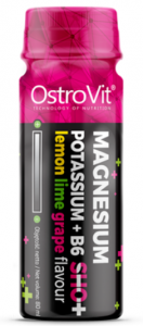 OstroVit Magnesium Potassium + B6 Shot Dzērieni Un Batoniņi