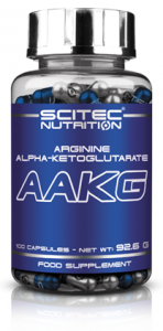 Scitec Nutrition AAKG Azoto oksido stiprintuvai L-argininas Amino rūgštys Prieš treniruotę ir energija