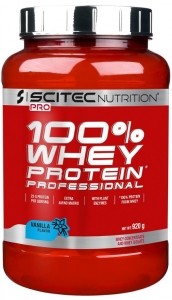 Scitec Nutrition 100% Whey Protein Professional Vadakuvalgu kontsentraat, WPC