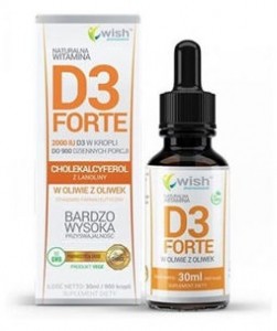 WISH Pharmaceutical Vitamin D3 2000IU Forte