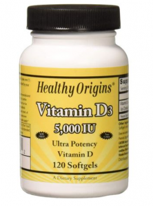 Healthy Origins Vitamin D-3 5000 iu