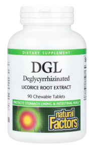 Natural Factors Deglycyrrhizinated Licorice Root Extract 400 mg