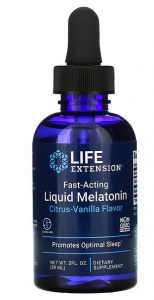 Life Extension Fast-Acting Liquid Melatonin Citrus-Vanilla