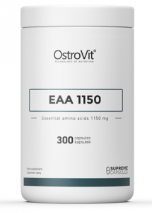 OstroVit EAA 1150 mg BCAA Aminoskābju Maisījumi Aminoskābes