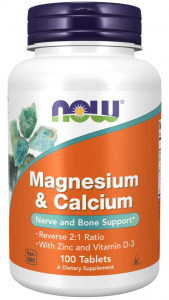 Now Foods Magnesium & Calcium with Zinc and Vitamin D-3