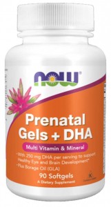 Now Foods Prenatal Gels + DHA