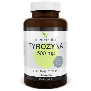 Medverita L-Tyrosine 500 mg L-tirozinas Amino rūgštys
