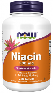 Now Foods Niacin 500 mg Sustained Release