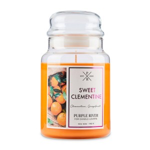 Purple River Scented Candle Sweet Clementine