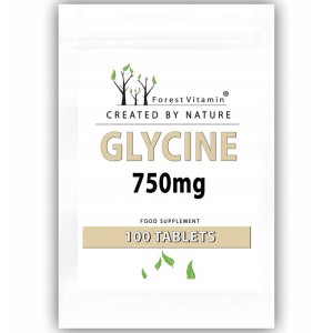 Forest Vitamin Glycine 750 mg L-Glycine Amino Acids