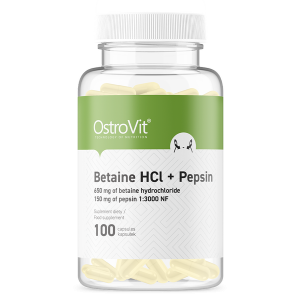 OstroVit Betaine HCl + Pepsin 650 mg/150 mg