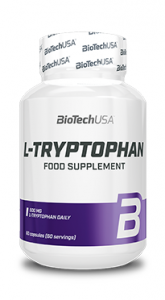 Biotech Usa L-Tryptophan 500 mg L-triptofanas Amino rūgštys