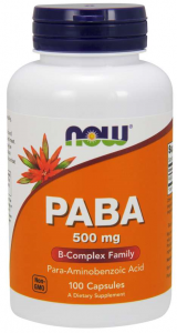 Now Foods PABA 500 mg