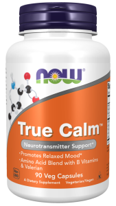 Now Foods True Calm L-Taurine L-glütsiin Aminohapped