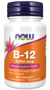 Now Foods Vitamin B-12 5000 mcg