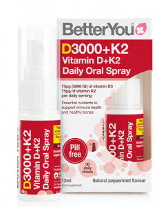 BetterYou Vitamin D 3000 + K2 Oral Spray