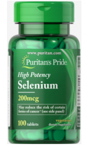 Puritan's Pride Selenium 200 mcg