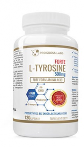 Progress Labs L-Tyrosine Forte 500 mg L-Tirozīns Aminoskābes