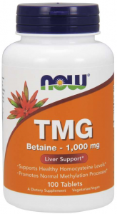 Now Foods TMG Betaine 1000 mg Aminohapped