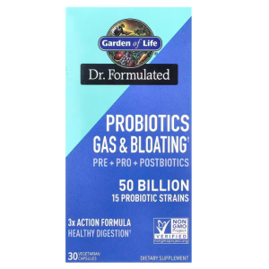 Garden of Life Probiotics Gas & Bloating 50 Billion