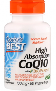 Doctor's Best High Absorption CoQ10 with BioPerine 100 mg