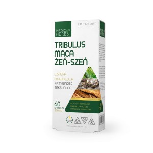 Medica Herbs Tribulus Maca Ginseng Testosterono lygio palaikymas