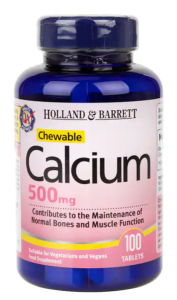 Holland & Barrett Chewable Calcium 500 mg