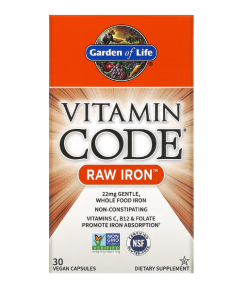 Garden of Life Vitamin Code RAW Iron