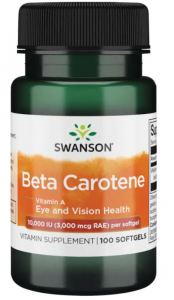 Swanson Beta Carotene (Vitamin A) 10000 iu