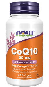 Now Foods CoQ10 60 mg with Omega-3