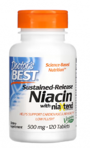 Doctor's Best Niacin with niaXtend 500 mg