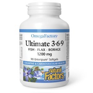Natural Factors Ultimate 3-6-9 – 1200 mg