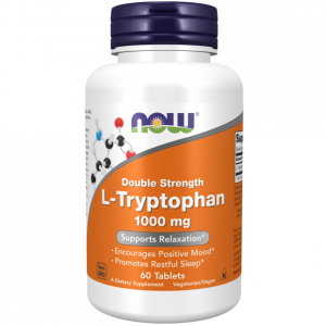 Now Foods L-Tryptophan 1000 mg L-triptofanas Amino rūgštys