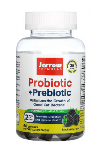 Jarrow Formulas Probiotic + Prebiotic  2 Billion Blackberry