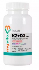 MyVita Vitamin K2 100 mcg + D3 4000 iu
