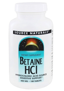Source Naturals Betaine HCl 650 mg