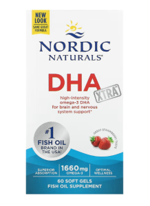 Nordic Naturals DHA Xtra 1660 mg Strawberry